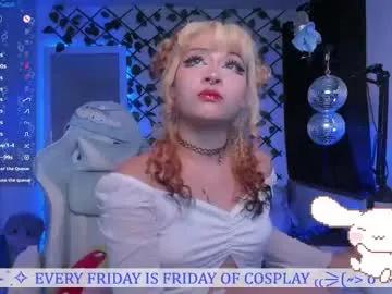 _heavenly_blue_ — .*: LETS HAVE FUN! CAN U MAKE MY ASS RED? #goth #ahegao #cosplay #bigass #tattoo -- Current Goal:  Red Ass  once countdown reaches zero