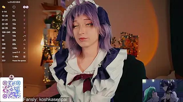 koshkasenpai — Ahegao with cum in mouth